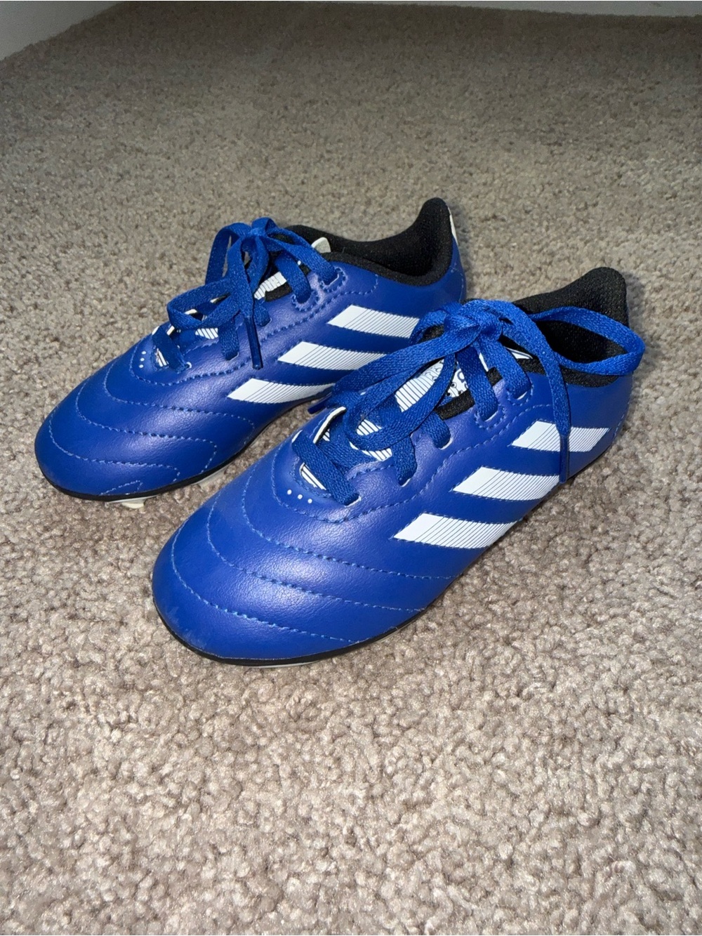 Adidas Kids 12K Cleats in Blue